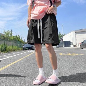大码新款多巴胺速干短裤夏季薄款休闲宽松五分裤多色 K601-P28图片