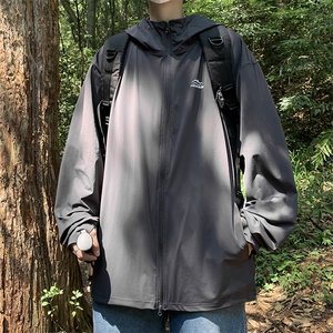 情侣防晒衣夏季薄连帽皮肤衣服潮牌户外防紫外线外套男FW9243-P40图片