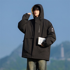 M9566-P85冬季加厚户外冲锋衣连帽棉服石墨烯棉衣，男装夹克，星座109