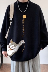 控68半高领毛衣男士大码针织衫男毛线衣男M18013-P45加绒款-P65，男装针织衫/毛衣，电商A040