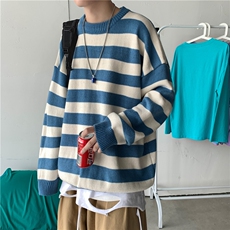 714-1-702-p55网红毛衣男春秋款宽松慵懒韩版潮流帅气针织衫潮牌2，男装针织衫/毛衣，星座1404-3