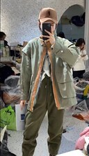 2021冬季新款时尚真狐狸毛领内胆可拆卸皮草羽绒派克，女装皮草，L·H·X