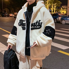 冬款加绒加厚棉衣羊羔绒潮流外套青少年ins男装MY108P110控价158，男装棉衣，电商A086