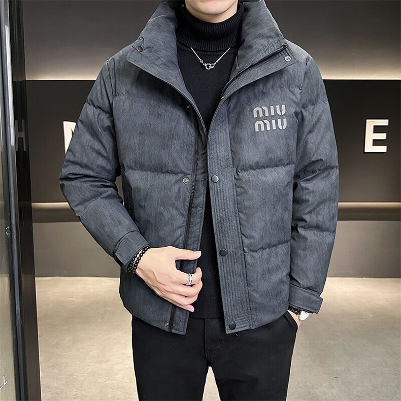 数据款 2025新款羽绒服男士冬季外套脏脏灰新面料B240-24615-P205图片