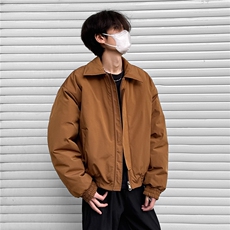 冬季新款2024飞行员夹克加厚棉衣美式短款翻领棉服外套S375-特P88，男装夹克，电商A233-1