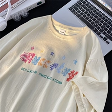W229-P30美式星星短袖T恤夏季潮牌潮流新款半袖衣服，男装T恤，星座911-1