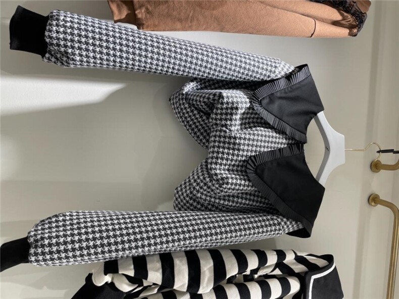 卫衣千鸟格，女装卫衣/绒衫，泰靡(1F)