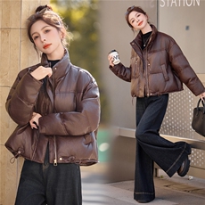 2025年冬季短款，女装羽绒服，浪花E族（衣布洛）