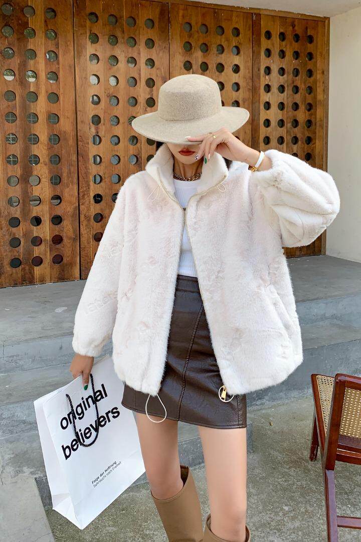 皮毛一体外套，其它，天姿秀色