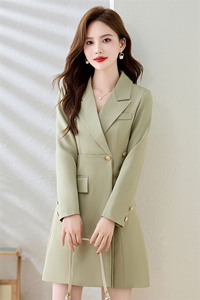 高级感职业西装连衣裙女2024秋季新款OL气质通勤修身显瘦西装外套图片