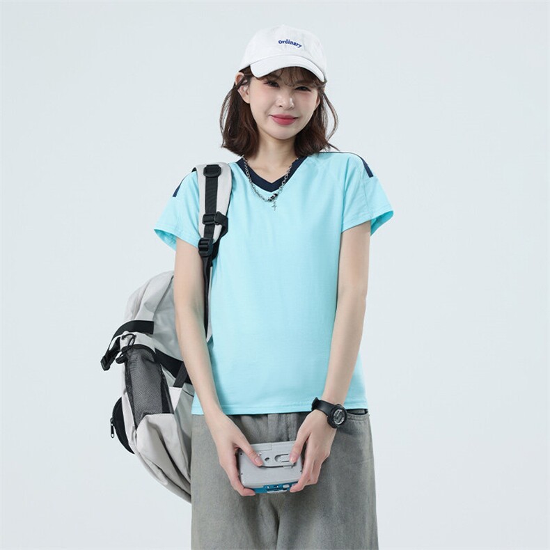 T8923-P30S-XL夏季美式辣妹修身短款显瘦正肩女款T恤控59,男装T恤,星座109