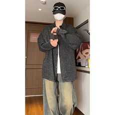 厚款小香风外套男生衬衫KD624-P30，男装衬衫，电商D312-1