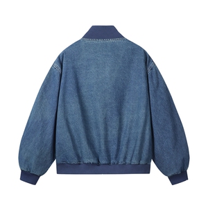 水洗牛仔外套男款春美式痞帅上衣服宽松休闲工装夹克JK1329-P98图片