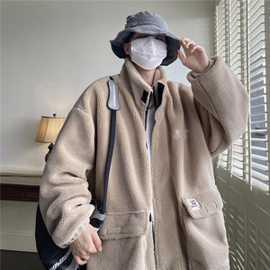D329-QM544-特P100-控158冬季加厚羊羔毛棉衣工装外套图片