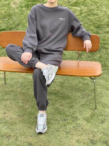 慵懒运动套装，女装职业装，BLESS OPEN