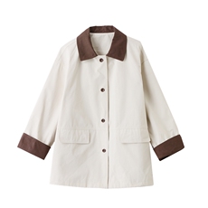 现货2025秋装新款时尚风衣撞色女士精品外套，女装风衣，木子恋