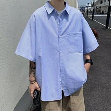 夏季新款衬衫潮流慵懒男方领衬衫TC11P28，男装衬衫，星座1116-2