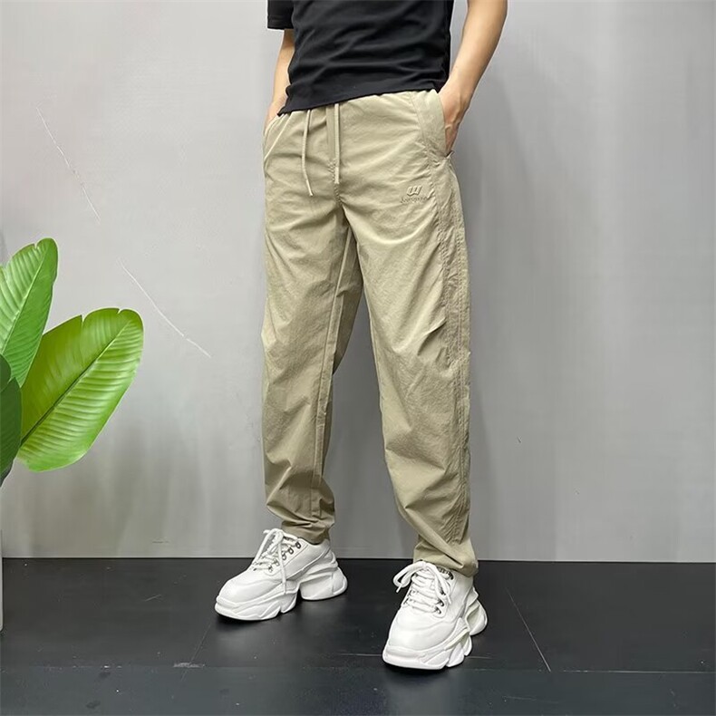 日系新款潮流2025新款夏季休闲裤宽松运动SA205-P43，男装休闲裤，星座208-5