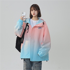 渐变粉蓝色