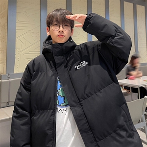 现货 抖音得物可供视频 三防加厚羽绒连帽棉衣外套面包棉服 85531图片