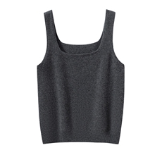 2025年秋季时尚百搭通勤高腰吊带背心，女装背心吊带，泰盈纯羊绒