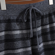 2025年秋季新款百搭女士复古7G绞花阔腿裤，女装休闲裤，玛莎羊绒