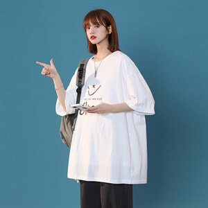 2025春夏新款短袖T恤中性情侣百搭休闲宽松打底上衣D201-DM87-P30，男装T恤，电商D321-1