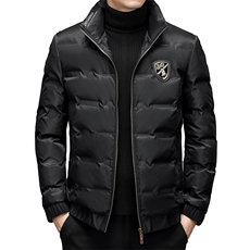 新款冬季羽绒服男装外套白鸭绒中年爸爸装休闲外套YYYR2131-P260，男装羽绒服，电商B212（原钱塘6029）