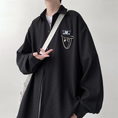 宽松长袖衬衫男KD626-P30，男装衬衫，电商D312-1