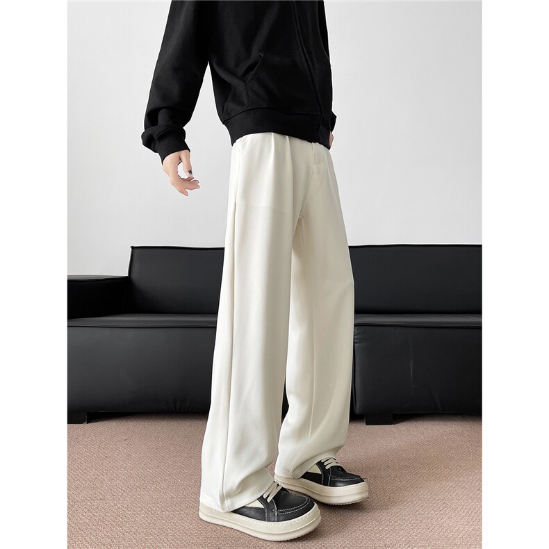 春季高个子加长西裤垂感直筒休闲裤男阔腿长裤子188cm115KZ028P55,男装西裤,电商B312