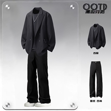 西服95%涤纶5%氨纶M-5XL大码XF78304P85控139西裤XK78151P45控68，男装西服，星座227-7