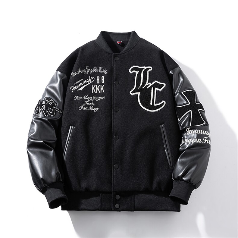 绣花无帽NASA潮流棉服休闲棉衣（188元） 313B-GF058棉-P135图片