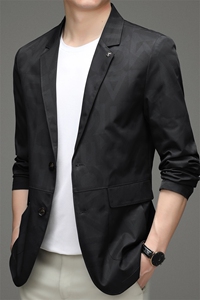 2024新款男装休闲西服外套男春季韩版潮流上衣男士轻奢薄款小西服图片