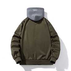 现货三色带帽可拆卸秋冬飞行服棉服情侣装夹克潮牌炸街外套，男装夹克，电商A105