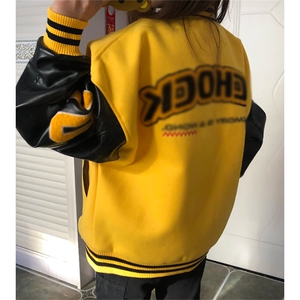 棒球领服女秋冬高街设计感小众ins潮牌开衫夹克JA214,穿搭技巧的英文表达图片