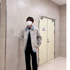 美式格纹翻领假两件夹克男春秋情侣穿搭街头痞帅宽松休闲外套上衣，男装夹克，星座506A