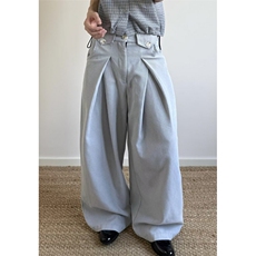 西装裤男新款直筒宽松休闲垂坠感通勤简约双褶长裤子XB044，男装西服套装，星座1116A（原606A-3）