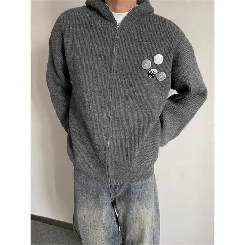 DMY18-P65高质量针织开衫毛衣男秋冬新款慵懒风潮牌-网图现货,男装针织衫/毛衣,星座603-2