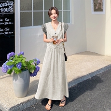 黑色小香风不撞款套装裙女夏2025新款高级感气质名媛半身裙两件套，女装套装/套裙，2C255
