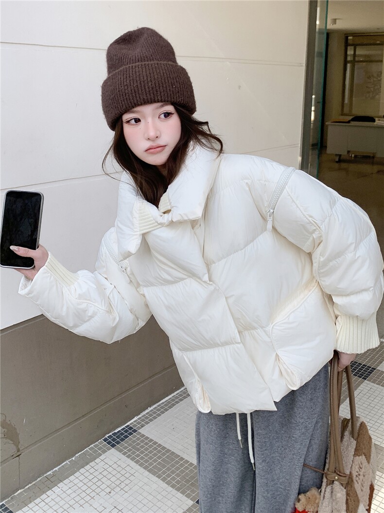 衣秀之家2319款短款大翻领加厚时尚羽绒服冬季保暖外套女,女装羽绒服,衣秀之家