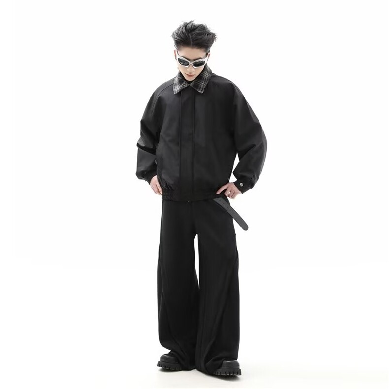 1506/QJK010/P69美式复古vintage外套男女夹克翻领短款棒球服夹克,男装夹克,星座1506