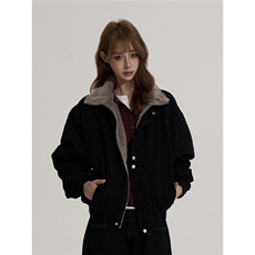 复古小众设计感工装棉服2025秋冬宽松保暖棉衣外套-MY6060-网图，男装棉衣，星座1002-2