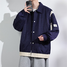 109-JK8811-P83L-9XL春季新款大码翻领夹克外套控138，男装夹克，星座109