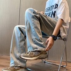 青春流行ins男直筒水洗牛仔裤N1062P50，男装牛仔裤，星座1116-2