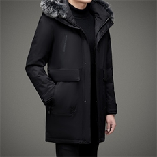 BAMJ-89806钱塘2020-2中年男士冬季厚款商务休闲简约羽绒服P295，男装羽绒服，钱塘207-2