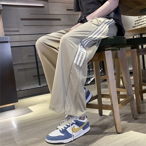 抖音高品质夏季冰丝薄款休闲九分裤男BK231-特P38控68图片