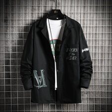 秋季印花长袖衬衫纯棉男装痞帅ins休闲上衣服DS956T，男装衬衫，电商A102