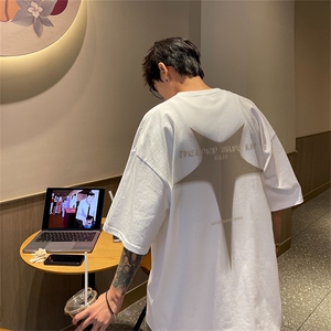 230g重磅纯棉港风短袖t恤男DT3133-P25控38图片