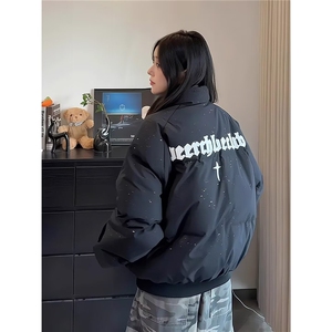 现货 美式宽松立领短款加厚面包服MY888特P85图片