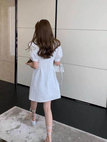 【现货】夏季新品娃娃领连衣裙，女装连衣裙，F/TU